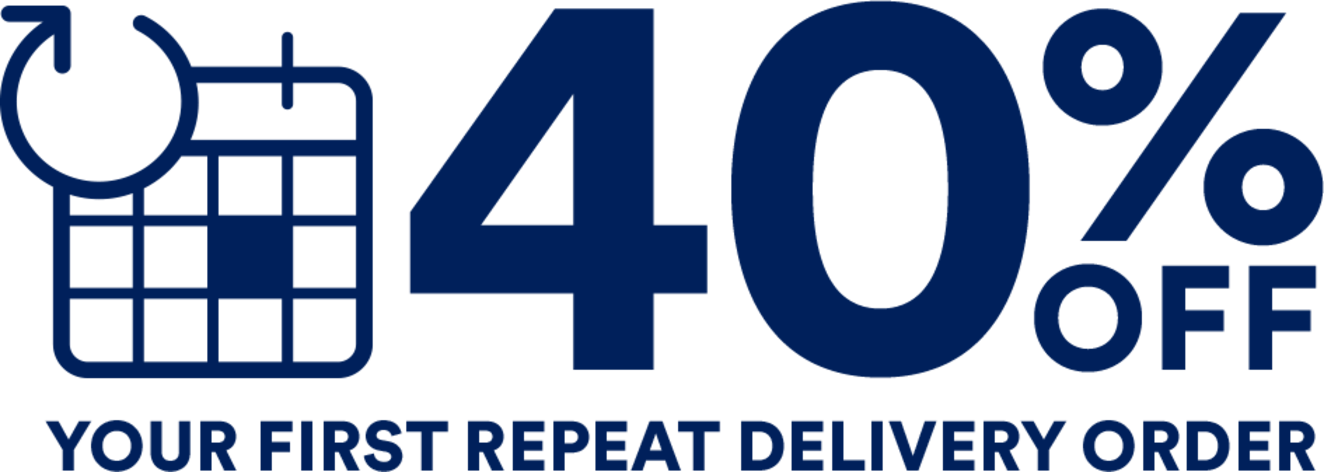 40 Off Repeat Delivery