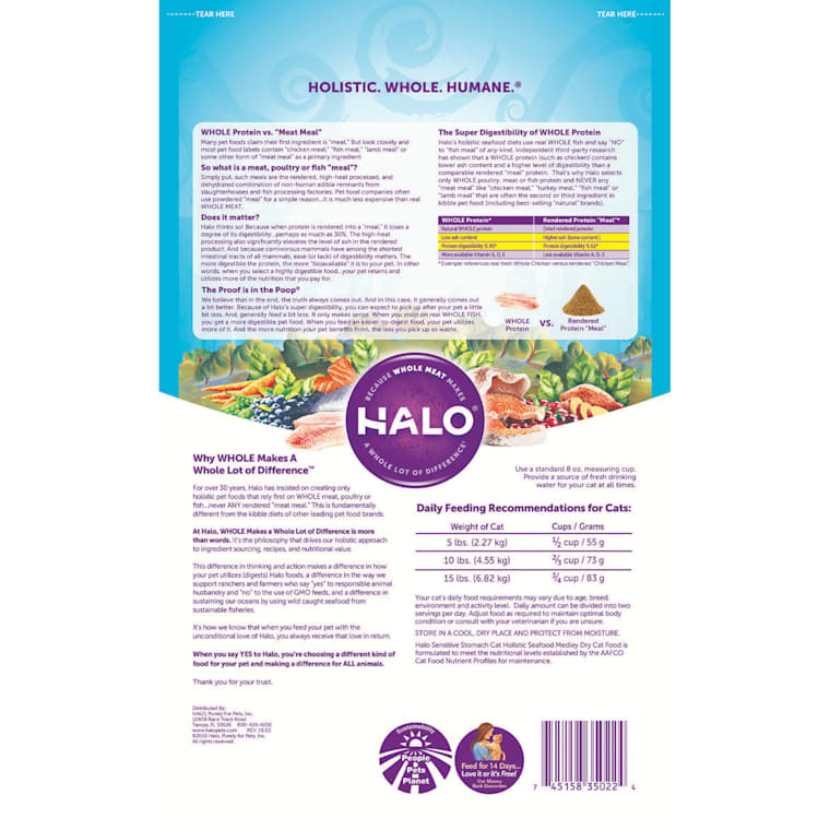 Halo sensitive stomach cat food reviews outlet