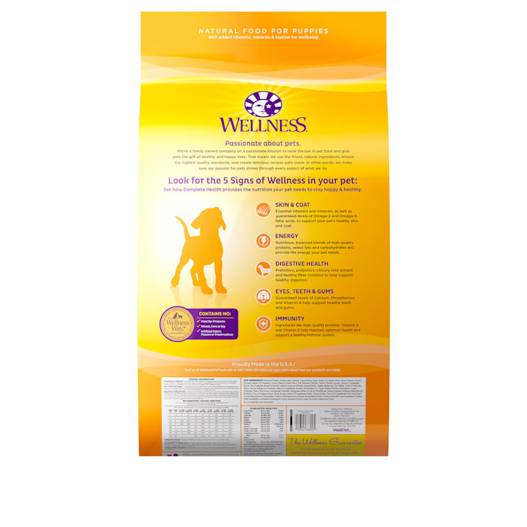 wellness complete health just for puppy canned dog food
