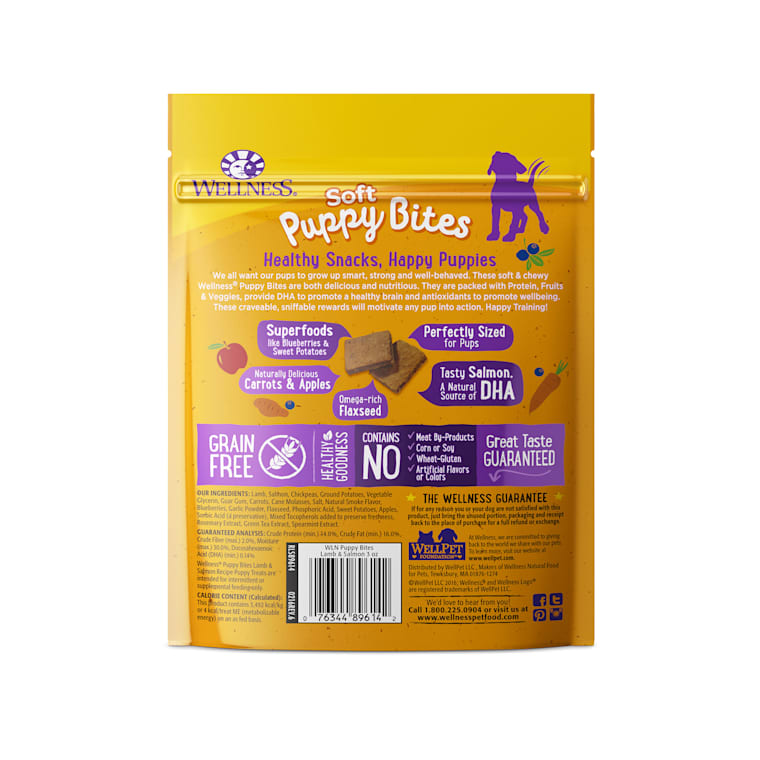 wellness soft wellbites lamb and salmon