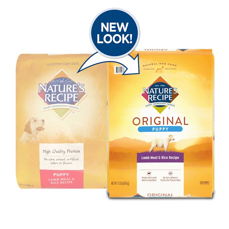 nature's recipe lamb and rice puppy