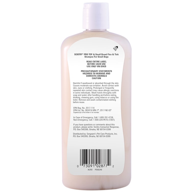 sentry pro flea and tick shampoo
