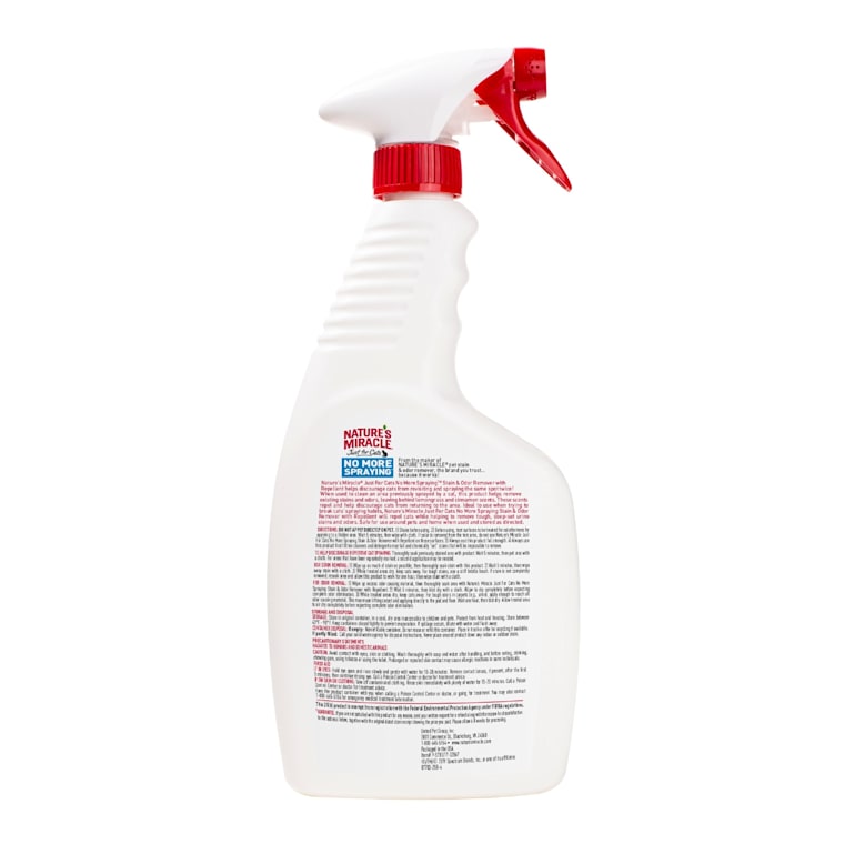 nature's miracle just for cats no more spraying
