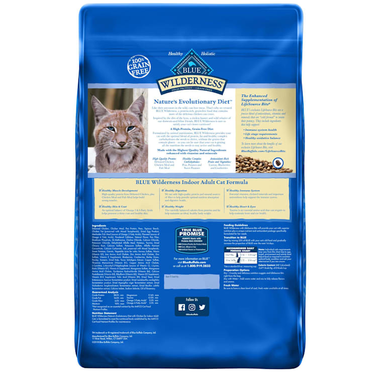 blue indoor cat food