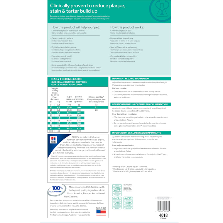 hill's science diet td canine