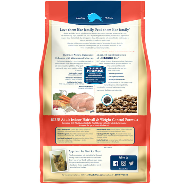 hairball and weight control cat food