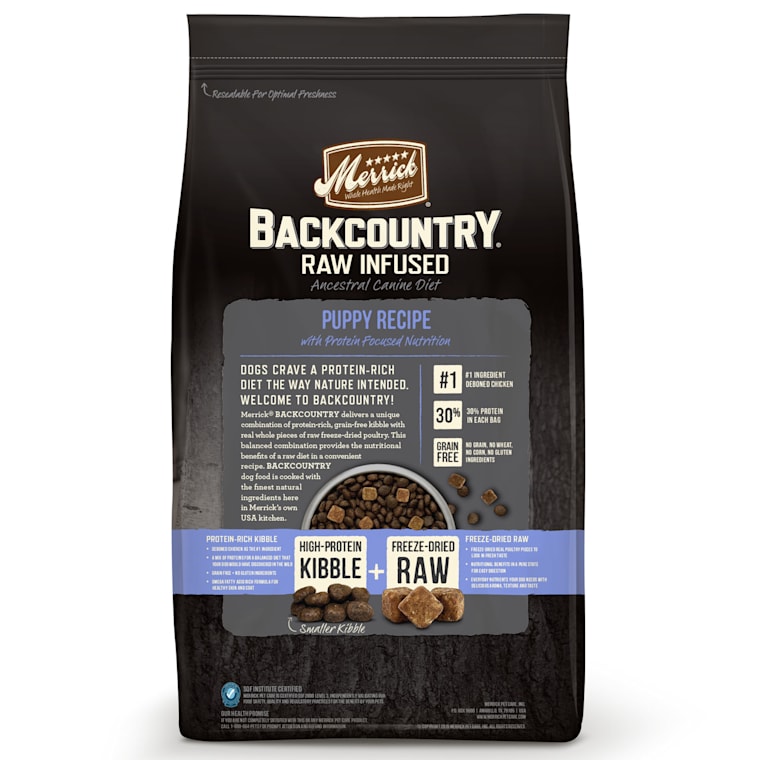 merrick backcountry raw infused puppy recipe