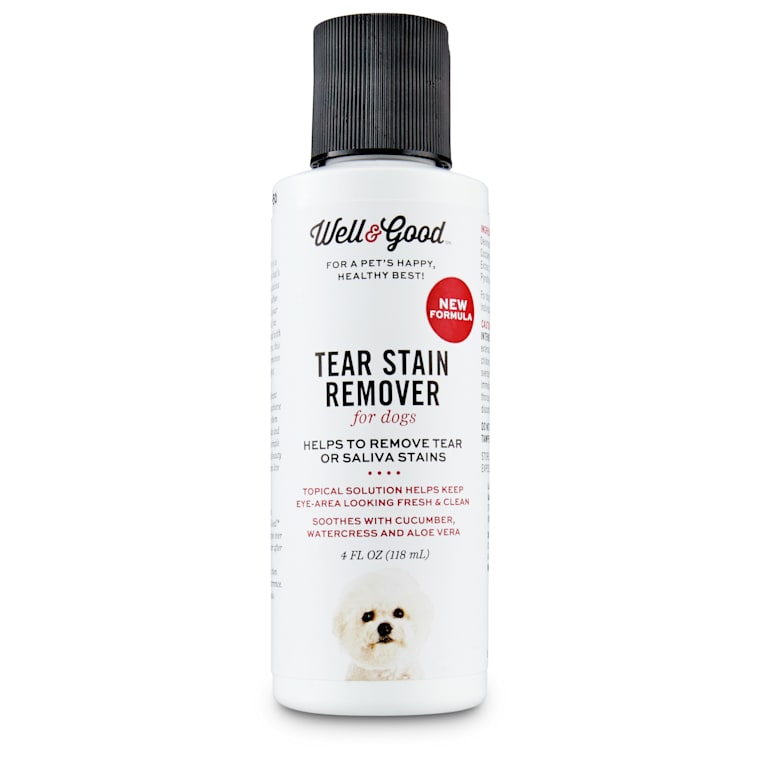 best way to clean tear stains in dogs