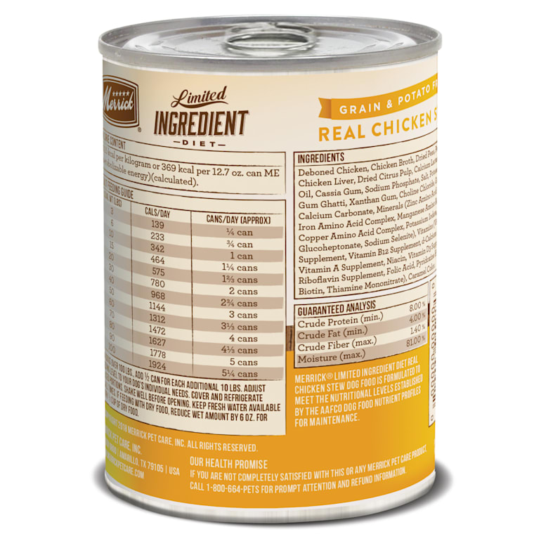 merrick limited ingredient canned dog food