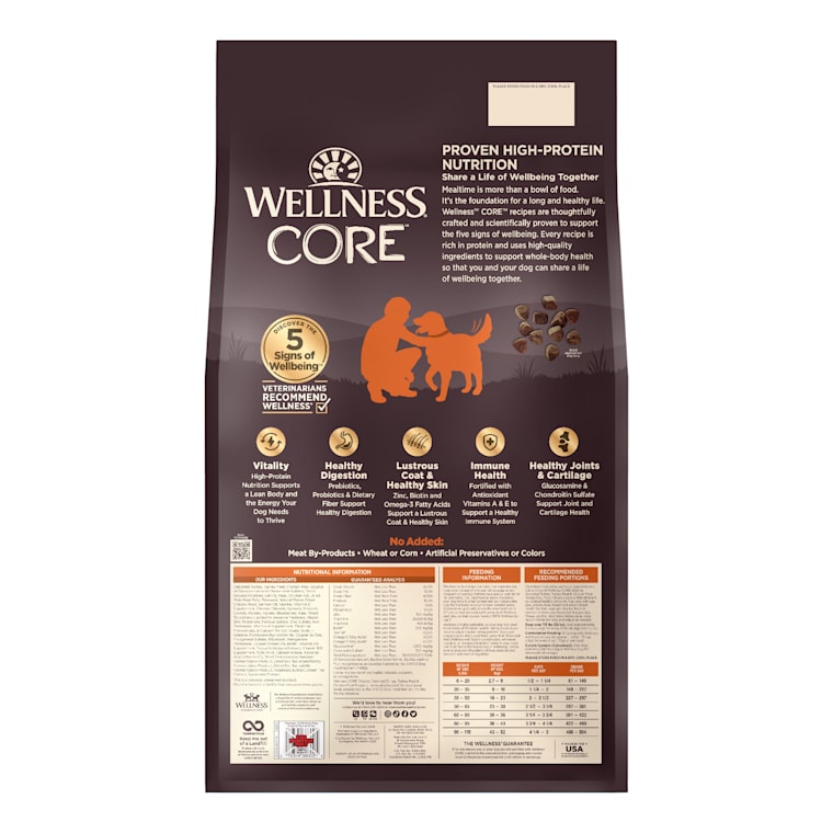 wellness core dog food 24 lb