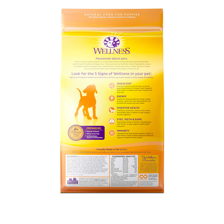 Wellness puppy food large breed shop