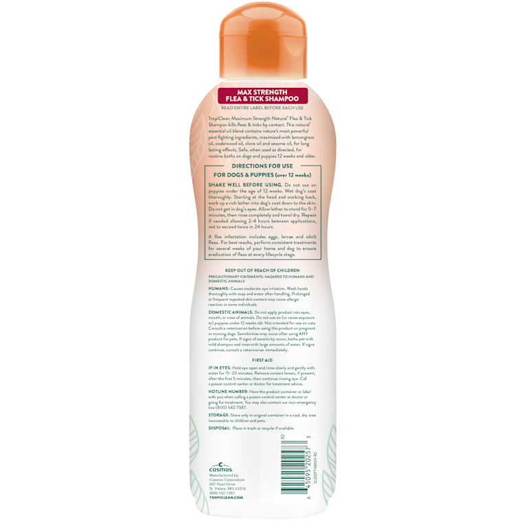 tropiclean natural flea and tick