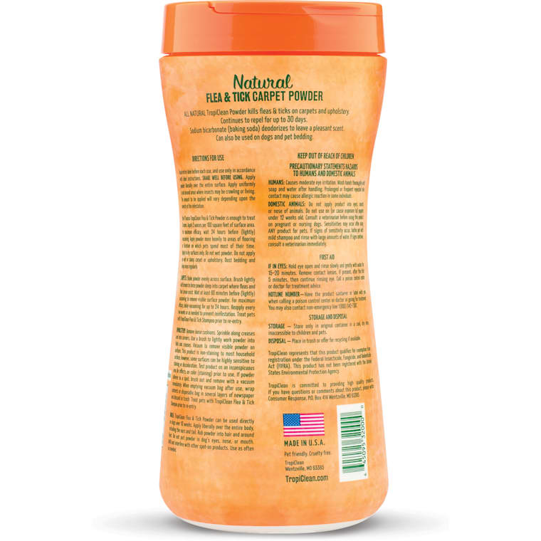 flea powder for carpets safe for babies