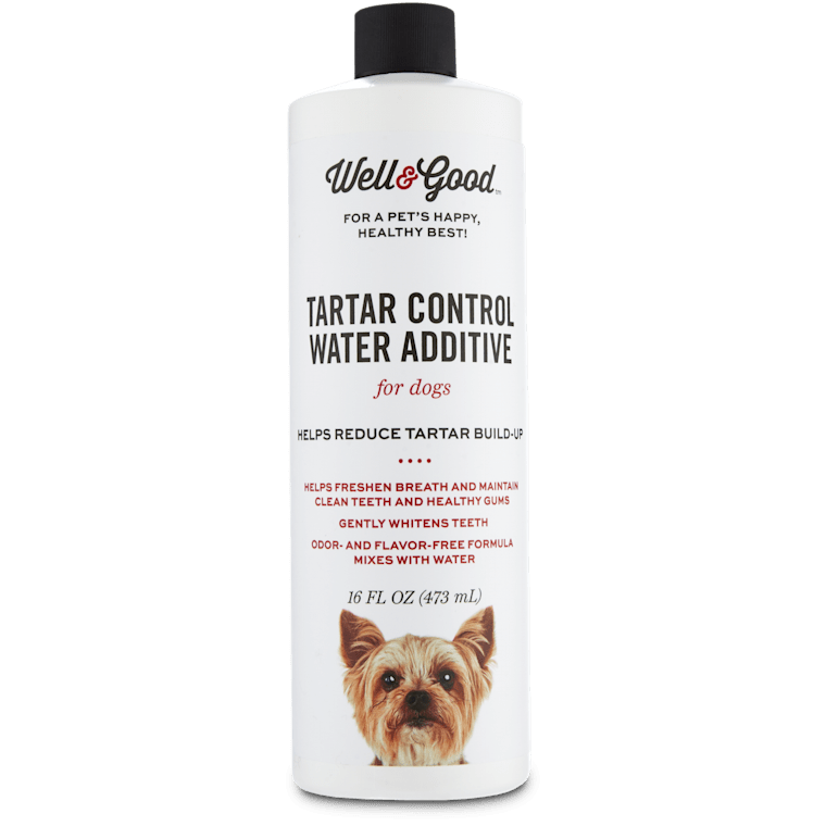 dog tartar water additive