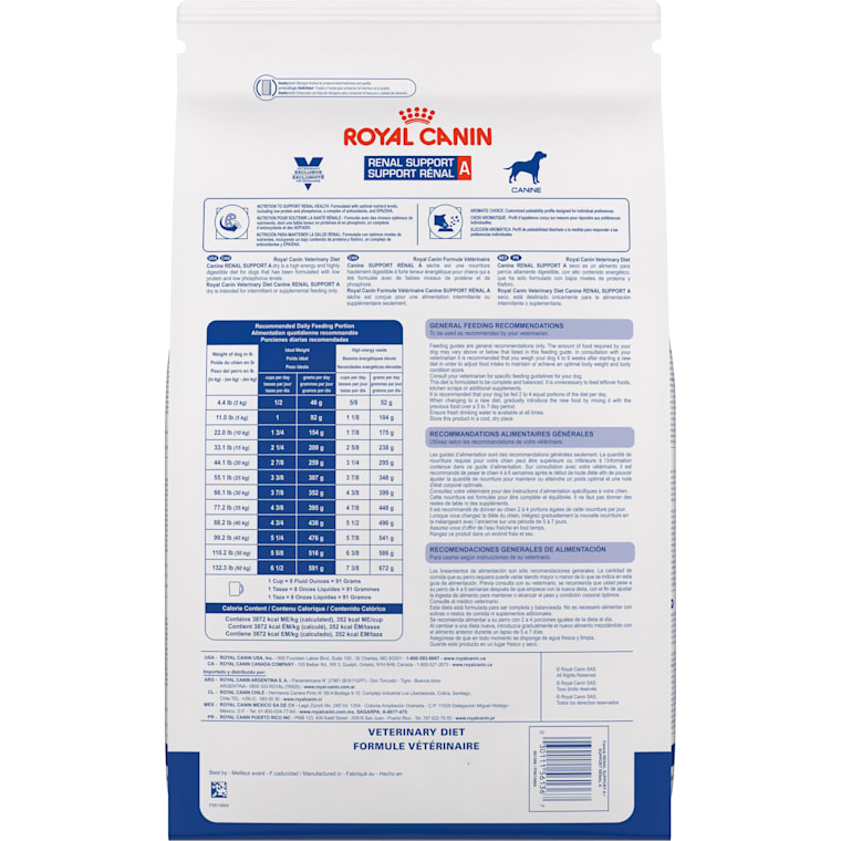 royal canin renal dry dog food