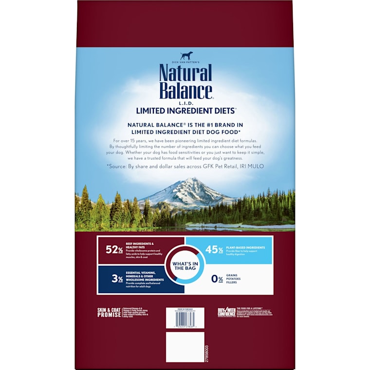 natural balance beef dog food