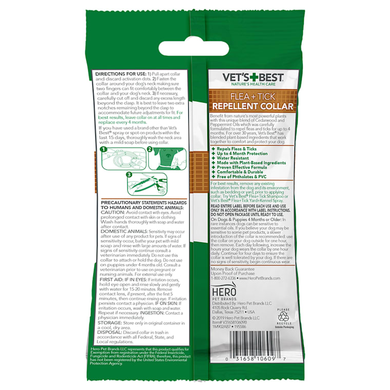 vet's best flea collar