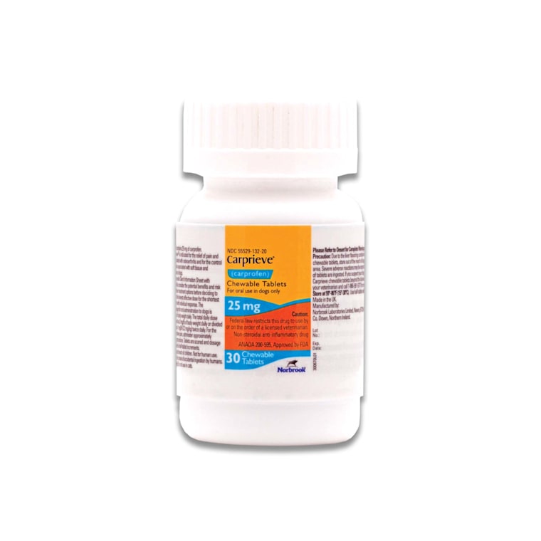 Carprofen 25 Mg Chewable Tablets For Dogs 30 Count Petco