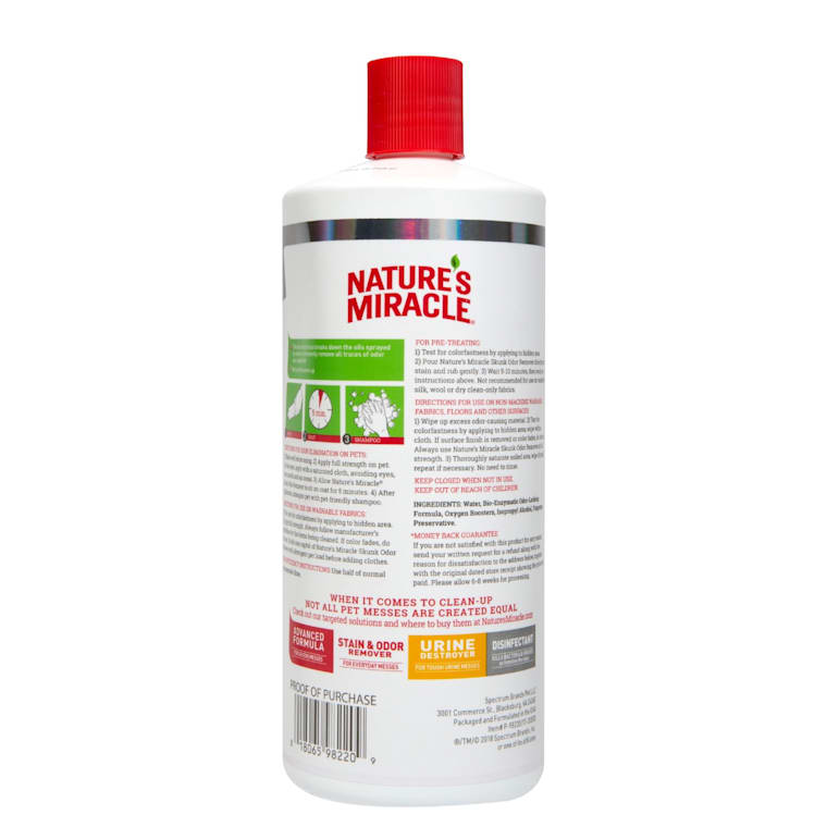 nature's miracle skunk odor remover reviews