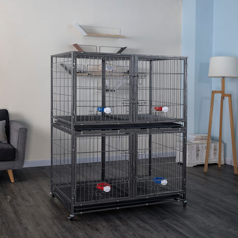heavy duty stackable dog crates