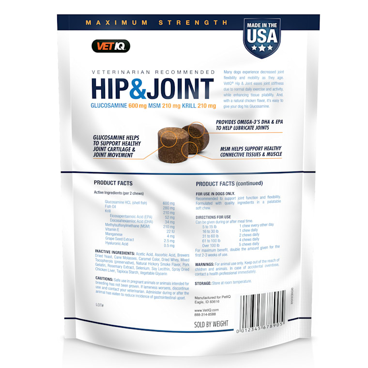 vetiq maximum strength hip and joint