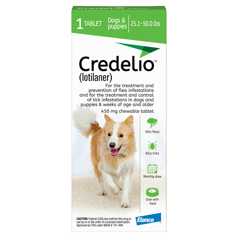 Credelio Chewable Tablet For Dogs 25.1 