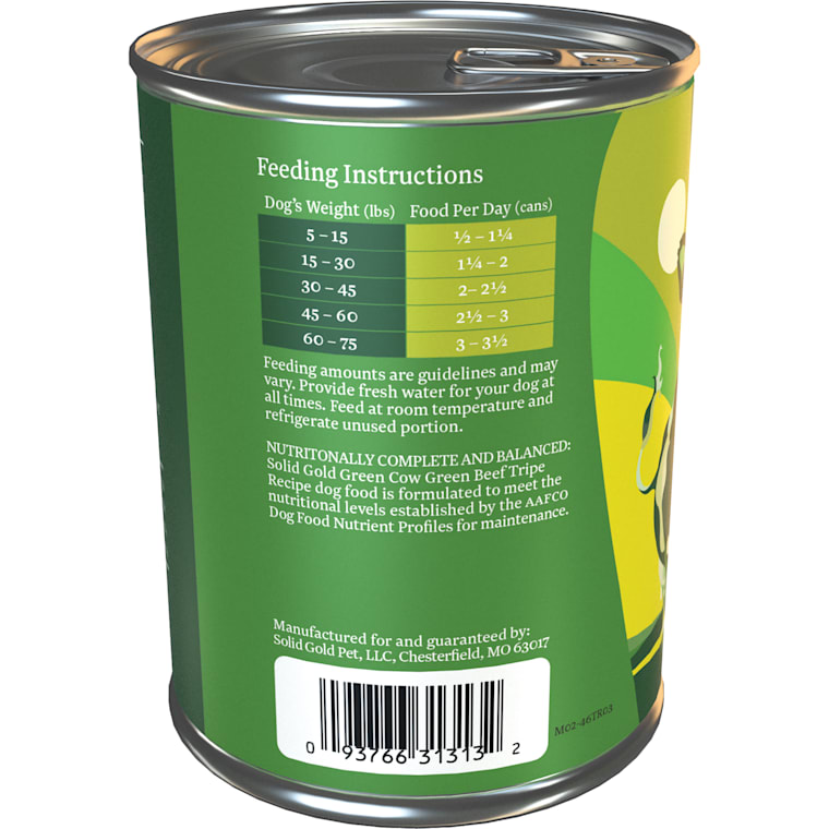 solid gold green tripe