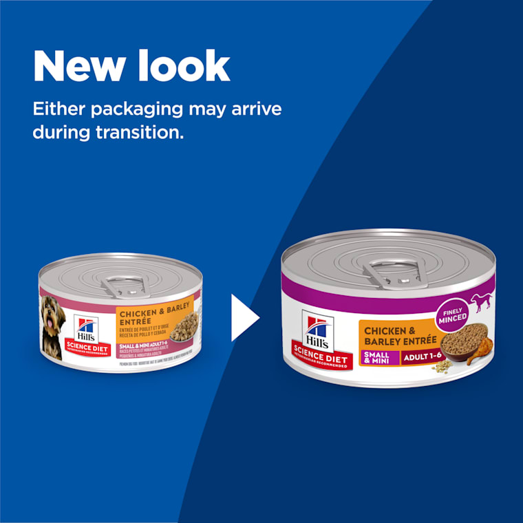 science diet chicken and barley canned dog food