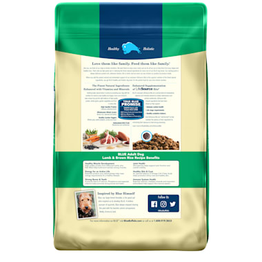 blue buffalo lamb and rice dog food