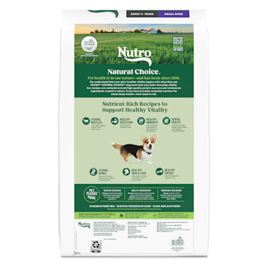 nutro wholesome essentials small bites adult lamb & rice dry dog food
