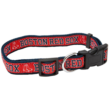 red sox dog collar
