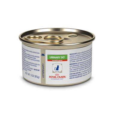 Royal Canin Veterinary Diet Feline Urinary So Morsels In Gravy Canned Cat Food 3 Oz Case Of 24 Petco
