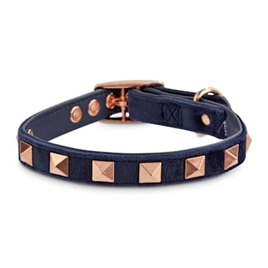 blue velvet dog collar