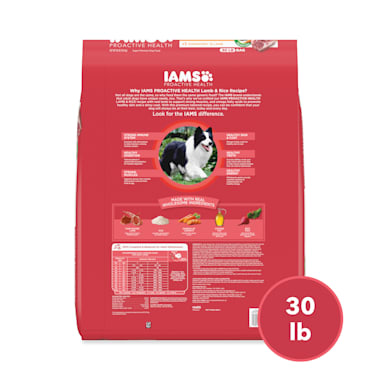 iams lamb and rice dog food