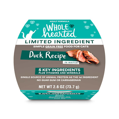 Wholehearted duck cat food top