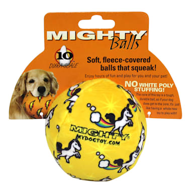 plush squeaky dog balls