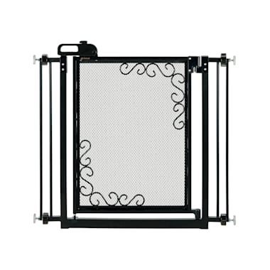 black metal pet gate