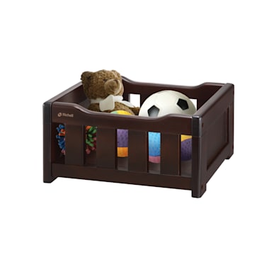 Richell Elegant Wooden Toy Box for Dogs 