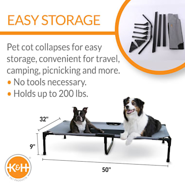 k&h original pet cot