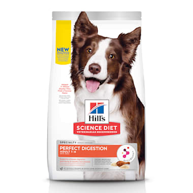 Hill S Science Diet Perfect Digestion Chicken Brown Rice Whole Oats Recipe Adult Dry Dog Food 22 Lbs Petco