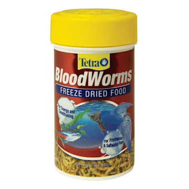 Tetra Blood Worms Freeze Dried Treat Petco