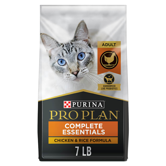 Purina Pro Plan With Probiotics Chicken & Rice Formula Dry Cat Food, 7