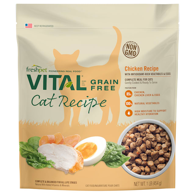 Freshpet Vital GrainFree Chicken Recipe Complete & Balanced Dry Cat