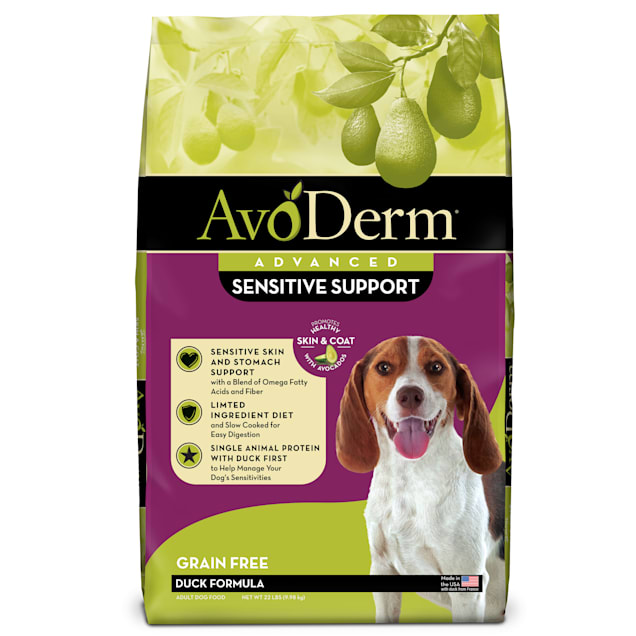 AvoDerm Advanced Sensitive Support Grain Free Duck Formula Dry Dog Food