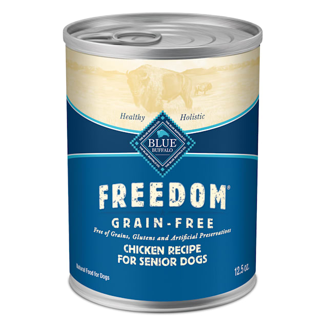 Blue Buffalo Blue Freedom GrainFree Senior Chicken Recipe Wet Dog Food