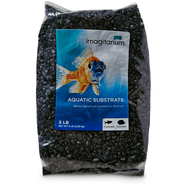 Imagitarium Frosted Black Aquarium Gravel, 5 lbs Petco