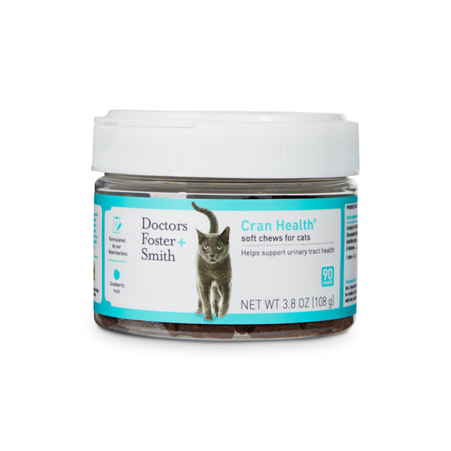 Drs. Foster and Smith Cran Health Soft Chews for Cats, 90 ...