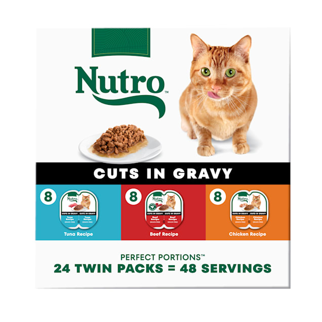 Nutro Perfect Portions Grain Free Natural Cuts In Gravy Recipes Variety