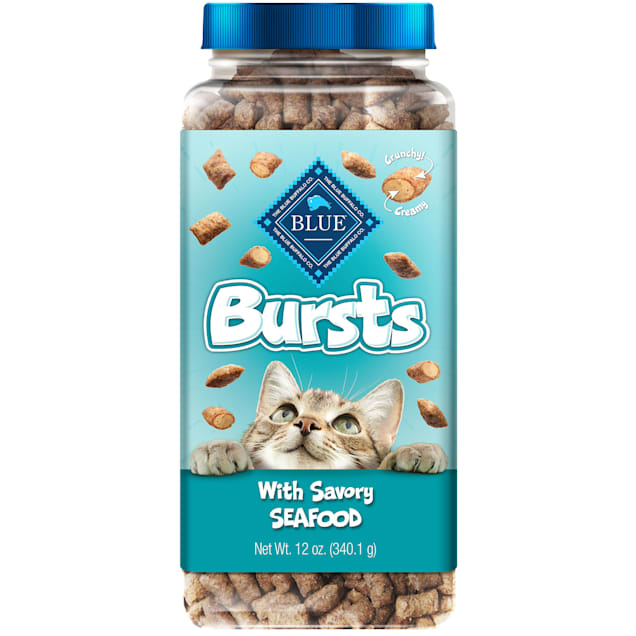Blue Buffalo Bursts Feline Seafood Flavour Cat Treats, 12 oz. Petco