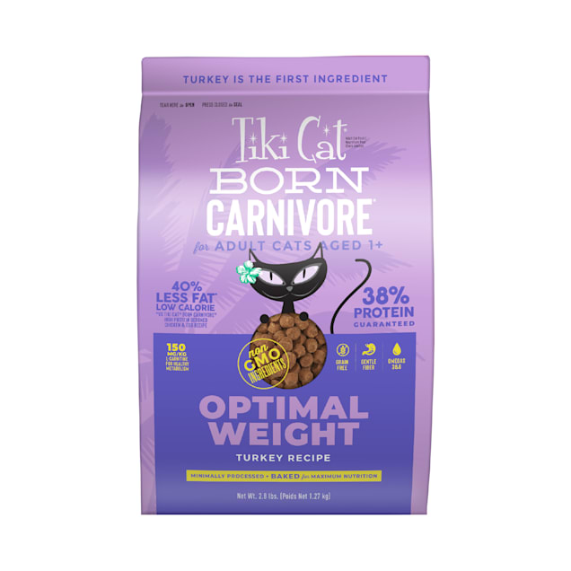 Tiki Cat Born Carnivore Turkey Light Dry Food, 2.8 lbs. Petco
